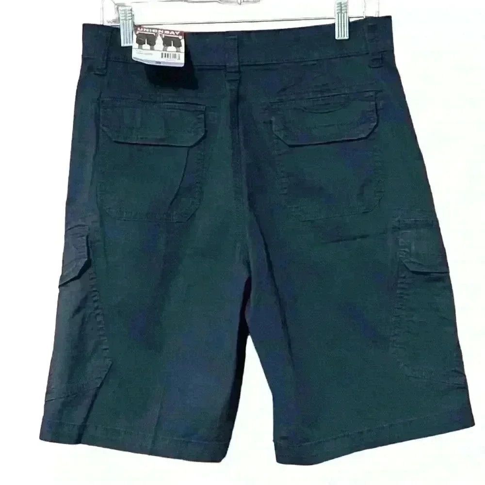 UNIONBAY Men's 30 Navy Cargo Shorts Stretch Utility Outdoorsy Gorpcore NWT - Picture 8 of 11